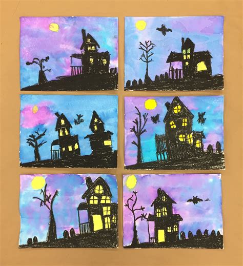 Pin By Joy Singletary On Halloween Halloween Art Lessons Halloween