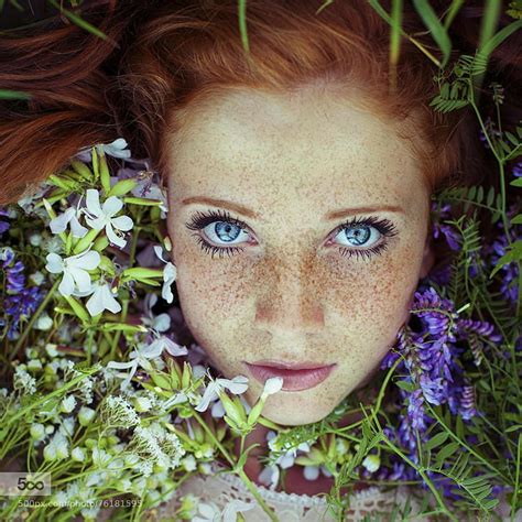 1920x1080px Free Download Hd Wallpaper Model 500px Redhead Flowers Women Nature Face