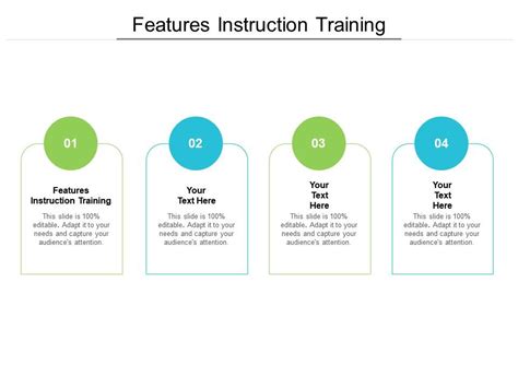 Features Instruction Training Ppt Powerpoint Presentation Ideas Master