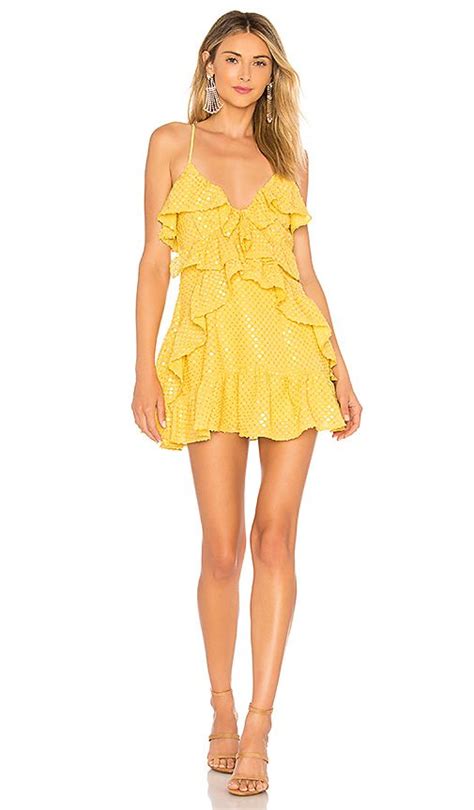 Nbd Mugsy Sequin Mini Dress In Cream Yellow Revolve With Images Sequin Mini Dress Sequin