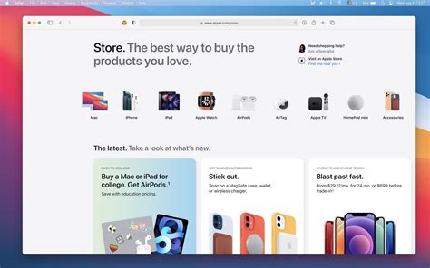 Apples Online Store Redesign Includes A Store Tab For Quick Navigation