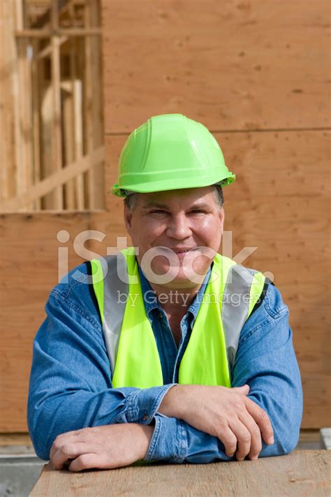 Friendly Construction Worker Stock Photo Royalty Free Freeimages