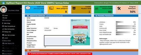 Aplikasi Raport K13 Kelas 1 Semester 2 Kang Martho 2020 Berita Dan
