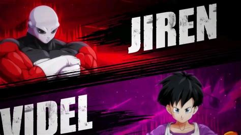 dragon ball fighterz jiren and videl gameplay youtube
