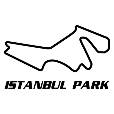 Sticker autocollant Circuit Istanbul Park 2