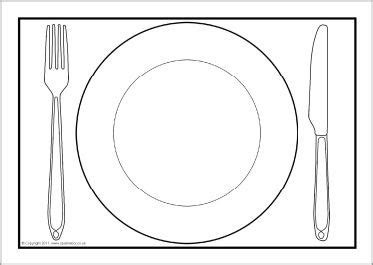 Identify the my plate groups and foods that belong in those groups. Dinner plate A4 editable templates (SB4904) - SparkleBox ...