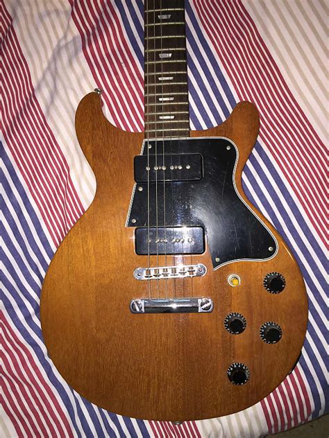 Gibson Les Paul Junior Double Cutaway 2001 Amber Natural Reverb