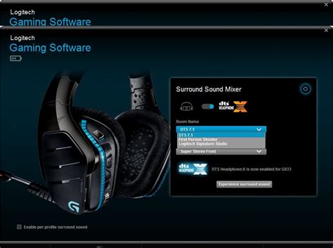 For example, if you are using logitech driving force racing wheel. Logitech G633 & G933 Artemis Spectrum Gaming Headset ...