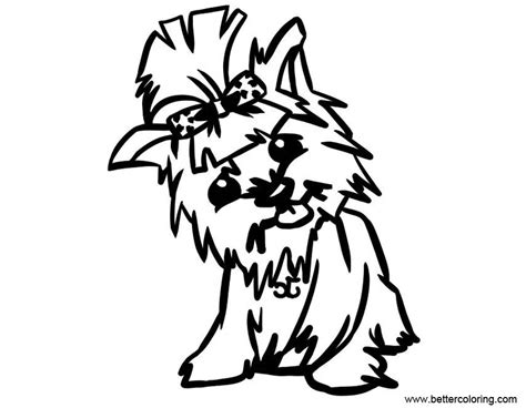 baby yorkie coloring pages  printable coloring pages