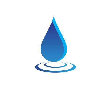 Water Drop Logo Template Vector 596073 Vector Art At Vecteezy