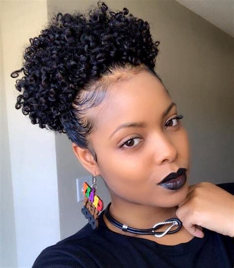 50 Breathtaking Hairstyles For Short Natural Hair Hair Adviser Natural Hair Styles Short