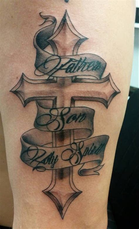 Two aztec cross tattoos on thigh of a girl. Pin on Tats