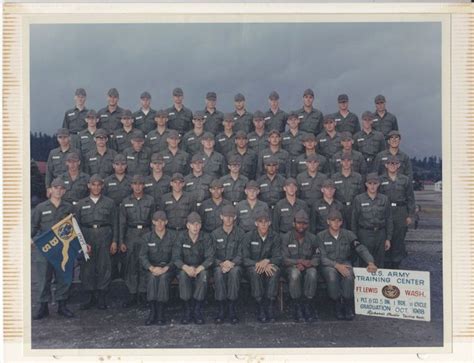 We Made It Graduating Class October 1968 Fort Lewis Washington Fort