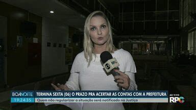 Assistir Boa Noite Paraná Ponta Grossa Termina nesta sexta feira