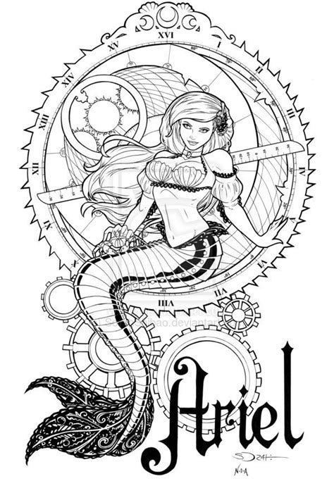 Full Page Free Printable Punk Disney Coloring Pages For Adults
