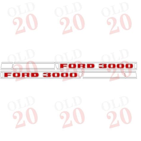 Ford 3000 Force Decal Set
