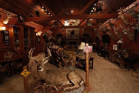 A Room For Him Man Cave Home Bar Hunting Man Cave Hunting Room