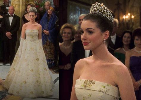 Mia S Underwhelming Ball Gown From The End Of The Princess Diaries Princess Diaries 1 Debutante