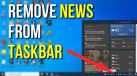 How To Remove News And Interests Widgets On Taskbar In Windows
