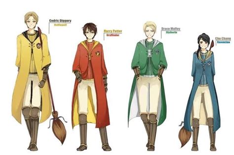 Cedric Diggory Harry Potter Draco Malfoy Cho Chang Quidditch Players