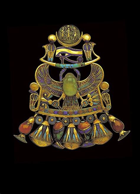 King Tutankhamen Pectoral Ancient Egyptian Jewelry Egyptian