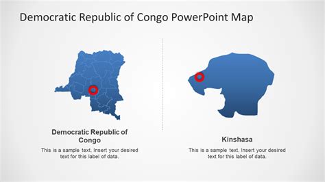 Editable Democratic Republic Of Congo Powerpoint Map Slidemodel