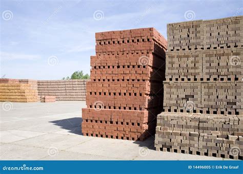Stacked Bricks Stock Image Image Of People Mass Building 14496005