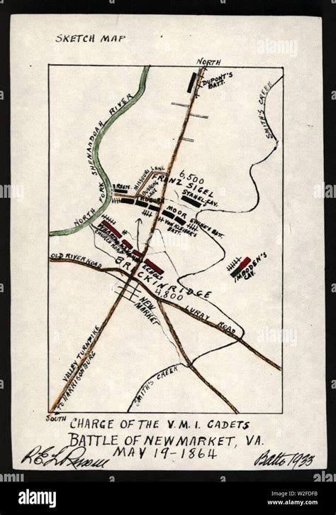 Charge Of The Vmi Cadets Battle Of New Market Va May 19 1864