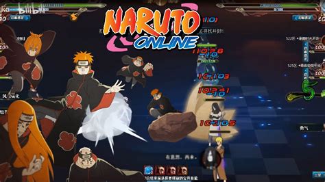 Naruto Online Pain Six Path Assemble Tearing Apart In V Arena