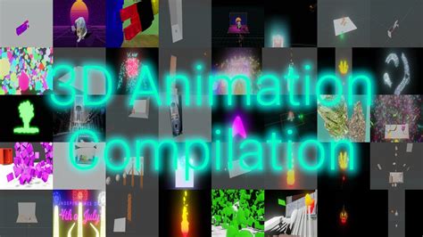 3d animation compilation compilation 1 alain s creations youtube