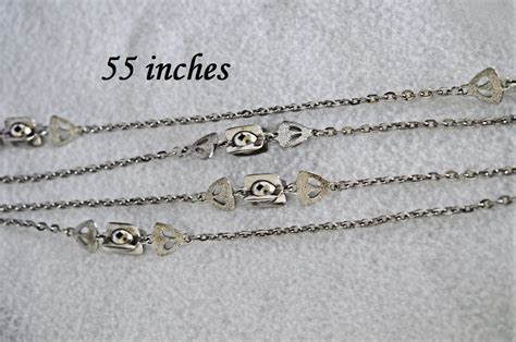 You can get a pretty accurate answer by multiplying centimeters by four, then dividing by ten. Extra Long Chain Necklace, Silver Tone, 55 Inch Necklace ...