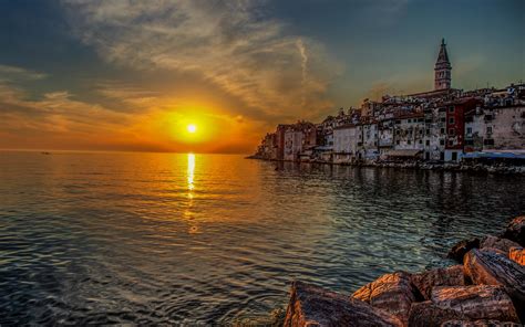 Sunset Rovinj Croatia Wallpapers - Wallpaper Cave