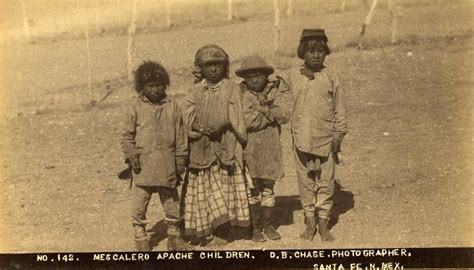 Mescalero Apache Children In New Mexico Circa 1889 Apache Indian