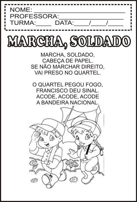 Atividade Dia Do Soldado 4 Ano
