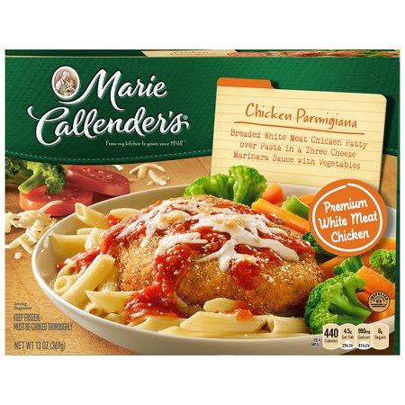Marie callender's brand cheesy chicken and rice frozen meals and spaghettios are being pulled from stores for safety concerns. Marie Callender's Chicken Parmigiana, 13 oz - Walmart.com