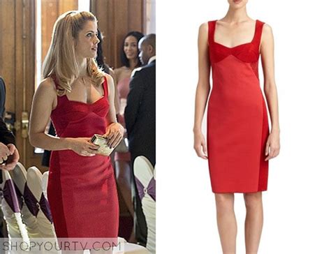 Arrow Season 3 Episode 17 Felicity S Red Bustier Dress Shop Your Tv Dresses Bustier Dress