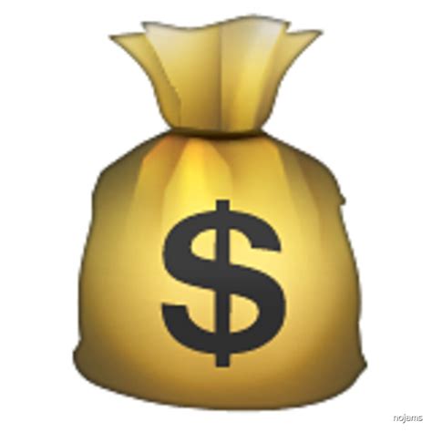 Money Bags Emoji By Nojams Redbubble