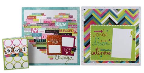 Layouts And Card Ideas By Crafts Direct Using The Heidi Swapp Favorite