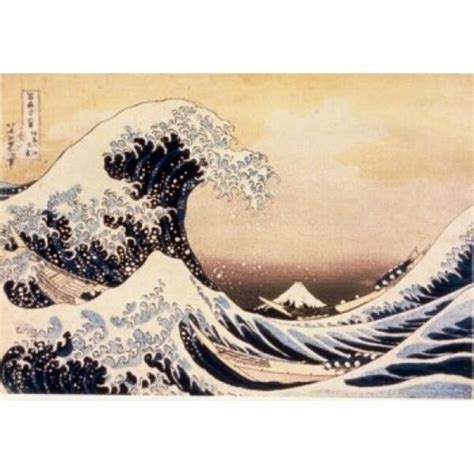 The Great Wave Off Kanagawa By Katsushika Hokusai Woodblock Print Edo