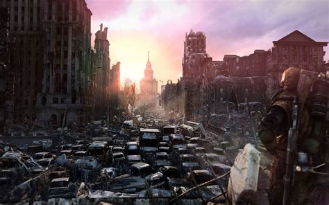 Wallpaper Video Games Cityscape Apocalyptic Concept Art Explosion