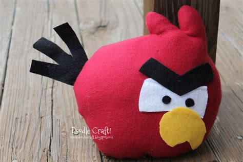 Doodlecraft Diy Angry Bird Plushies