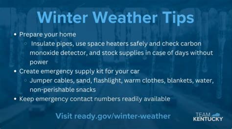 Kentuckians Asked To Keep Safety In Mind During 2023 Winter Weather