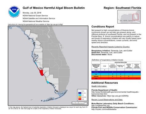 Red Tide Interactive Map Florida Map Of World