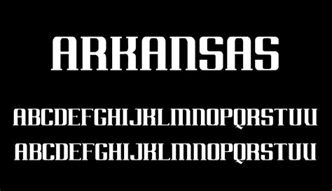 Arkansas Free Font