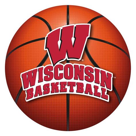 Ncaa Basketball Logo Wall Decal 61 613 Wisconsin Basketball