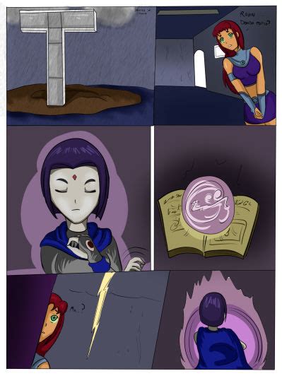 starfire raven comic commission 01 by lucas742 on deviantart