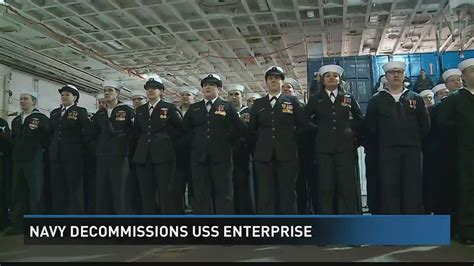 Navy Decommissions Legendary Uss Enterprise