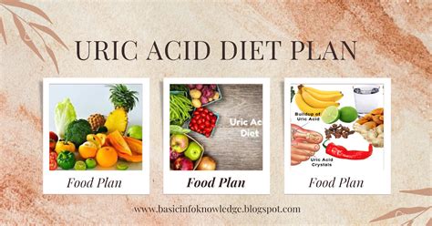 Uric Acid Diet Plan Uric Acid Food Plan Uric Acid Food Chart