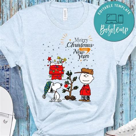 Merry Christmas Charlie Brown And Snoopy Shirt Createpartylabels