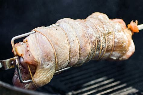 smoked rotisserie turkey porchetta recipe the meatwave